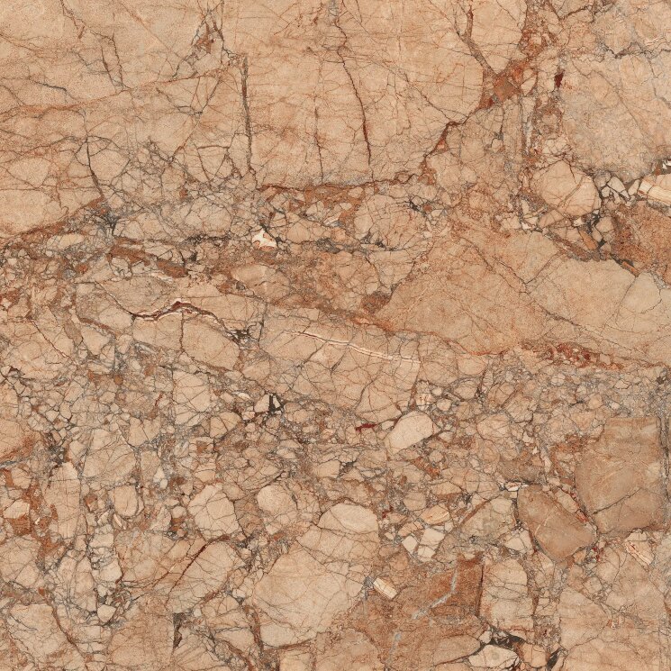 Плитка 120x120 R8NL Incanto Breccia Pernice GlossyRt Ragno Incanto з колекції Incanto Ragno