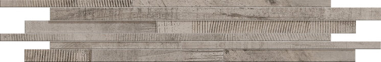 Декор (16.5x100) 63757 Fascia Contrasti Grey (rivestimento) - Kendo з колекції Kendo Cerdomus
