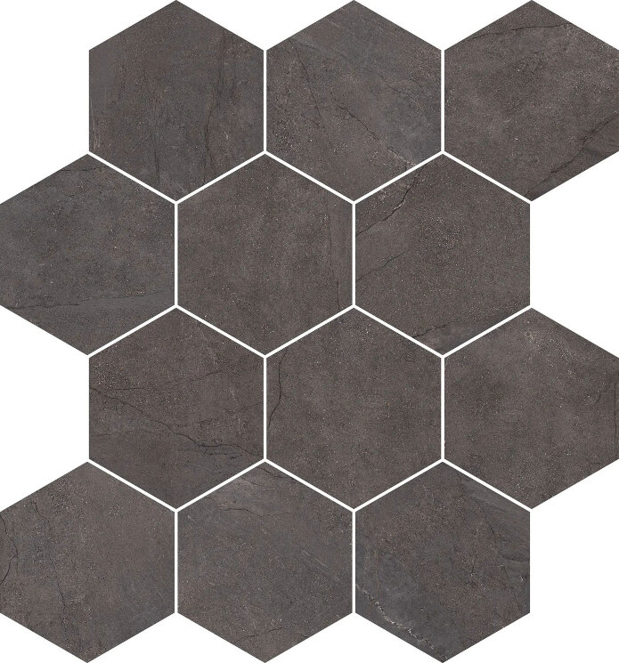 Мозаїка Victoria Esagonetta Charcoal - 30x34 B70106 Victoria з колекції Victoria Bottega Мозаїка Victoria Esagonetta Charcoal - 30x34 B70106 Victoria з колекції Victoria Bottega
