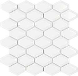 Мозаїка 25x25.9 Honeycomb White Gloss Intermatex Honeycomb Мозаїка 25x25.9 Honeycomb White Gloss Intermatex Honeycomb