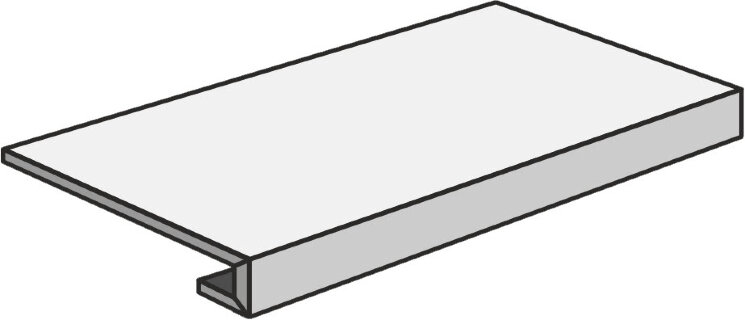 Сходинка (30x60) 71F1BRG GRADONE - STEP Tea Sand Nat. Rett - Stone Box з колекції Stone Box Emilceramica
