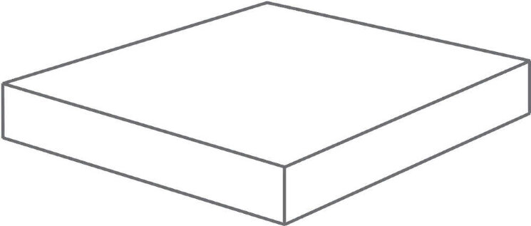 Кутова сходинка (33x33) 726Z0RS Ang. Sx. Cr. Sabbia White L - Zerodesign з колекції Zerodesign Provenza