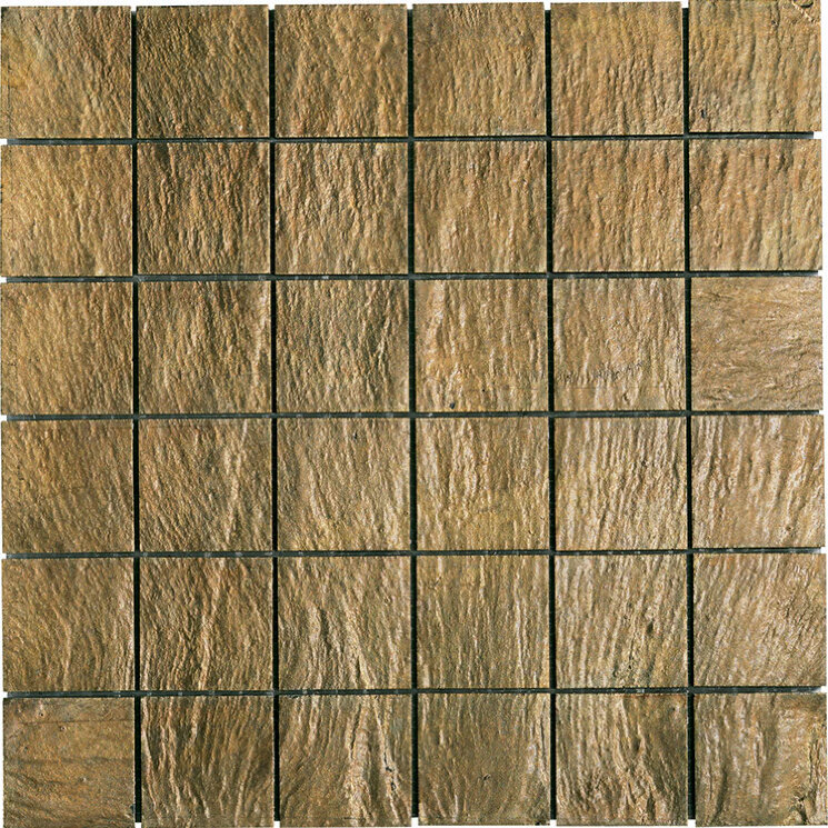 Мозаїка (30x30) 641123 Mosaico Ardesia 4,8X4,8Metallizzata Brunito - Altagamma з колекції Altagamma Arezia