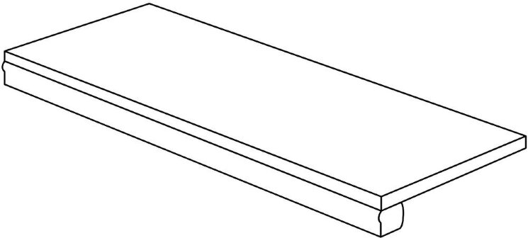 Сходинка (30x60) L346 Diamante Scalino Brev. R - Pietre di Borgogna з колекції Pietre di Borgogna Refin