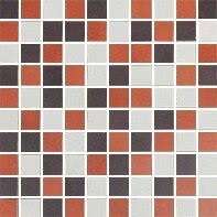 Мозаїка (25x25) OVMOQU4 Mosaico quardi 4 bisque-plum-scarlet - Over з колекції Over Flaviker