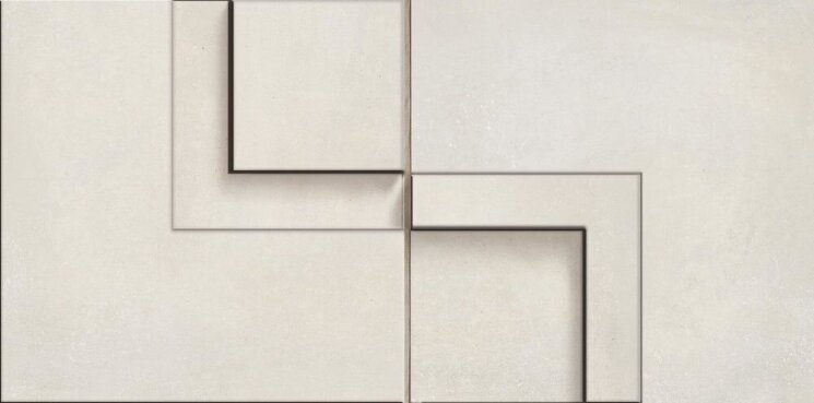 Мозаїка (12.5x25) 60483 Mosaico 3D White - Chrome з колекції Chrome Cerdomus