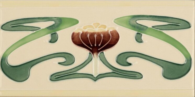 Бордюр Belle Epoque Border 7.6x15.2 Artworks Colonial White Original Style з колекції Artworks Colonial White Original Style
