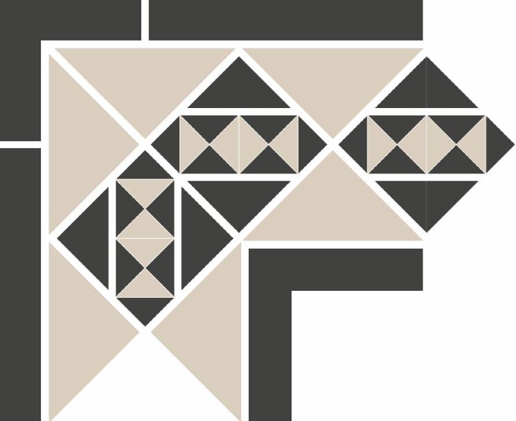 Спецелемент 2 Corner 21.5x21.5 Munich Top Cer з колекції Munich TopCer