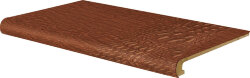 Сходинка (33x120) Gradone Centr 33120MGCA Mogano Caimano/Leather+Tile - Leather Surfaces