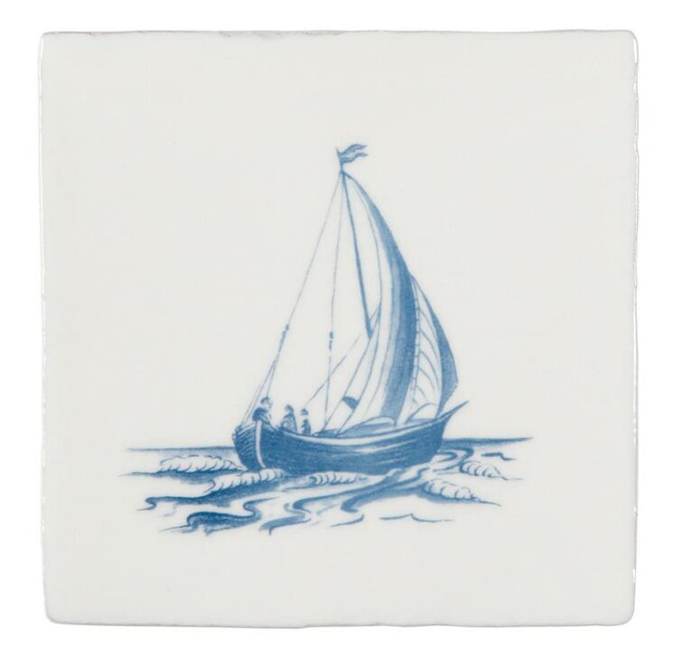 Декор Yawl Blue On Papyrus 13x13 Residence Winchester з колекції Residence Winchester Декор Yawl Blue On Papyrus 13x13 Residence Winchester з колекції Residence Winchester