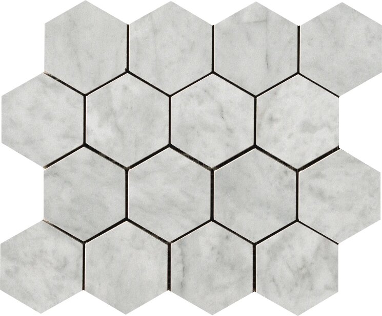 Мозаїка 25x30 1005542 Mos.Esag.Carrara Lev Isla Tiles Selezione Marmi з колекції Selezione Marmi Isla Tiles Мозаїка 25x30 1005542 Mos.Esag.Carrara Lev Isla Tiles Selezione Marmi з колекції Selezione Marmi Isla Tiles