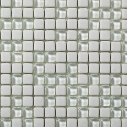 Мозаїка (30.5x30.5) STENAGL1/1010 Enameled+Optiwhite Crystal Glass1 10*10*6Mm - Contemporanea Enameled Glass