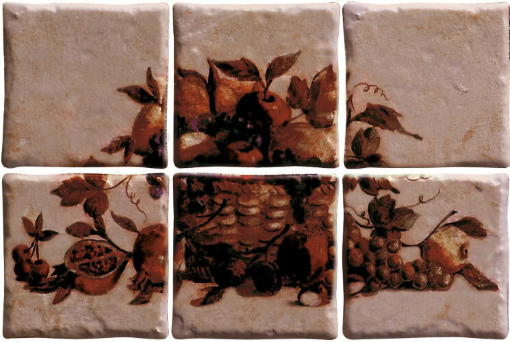 Декор (20x30) 01E6965 Pann. Antichi Sapori Noce S/6 - Ciottoli з колекції Ciottoli Elios