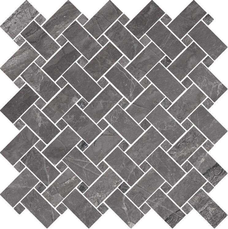 Мозаїка 30x30 Mos/Kadi Charcoal Pol - Supreme - 78080 з колекції Supreme Cerdomus