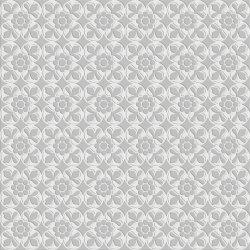 Плитка (60x60) 7VFBGFL Fleur Blanck-Gris - Deco Dantan