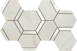Мозаїка Calacatta Mont Blanc Mosaico Esagona Decoro Mix 20x34 Lux Experience Impronta Мозаїка Calacatta Mont Blanc Mosaico Esagona Decoro Mix 20x34 Lux Experience Impronta