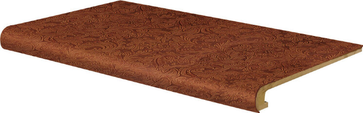 Сходинка (33x120) Gradone Centr 33120MGDA Mogano Damasco/Leather+Tile - Leather Surfaces з колекції Leather Surfaces Nextep Сходинка (33x120) Gradone Centr 33120MGDA Mogano Damasco/Leather+Tile - Leather Surfaces з колекції Leather Surfaces Nextep