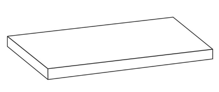 Кутова сходинка (33x120) Csagaswa12 Gr. A.120Sx Na. Wh. As - Nature з колекції Nature Sant Agostino