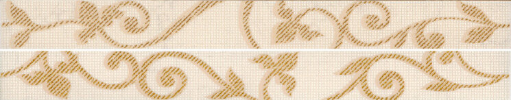 Декор (5.8x60) PRYL11 List. Damasco biancone/Perlino a+B  - Royal з колекції Royal Paul