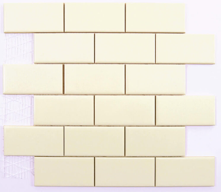 Мозаїка (30.5x30.9) ADNE1047 Liso PBBiscuit Enmallado - Neri з колекції Neri Adex Мозаїка (30.5x30.9) ADNE1047 Liso PBBiscuit Enmallado - Neri з колекції Neri Adex