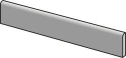 Плінтус GLOBAL CREAM RET BAT - 7.5x60 8601109 Global