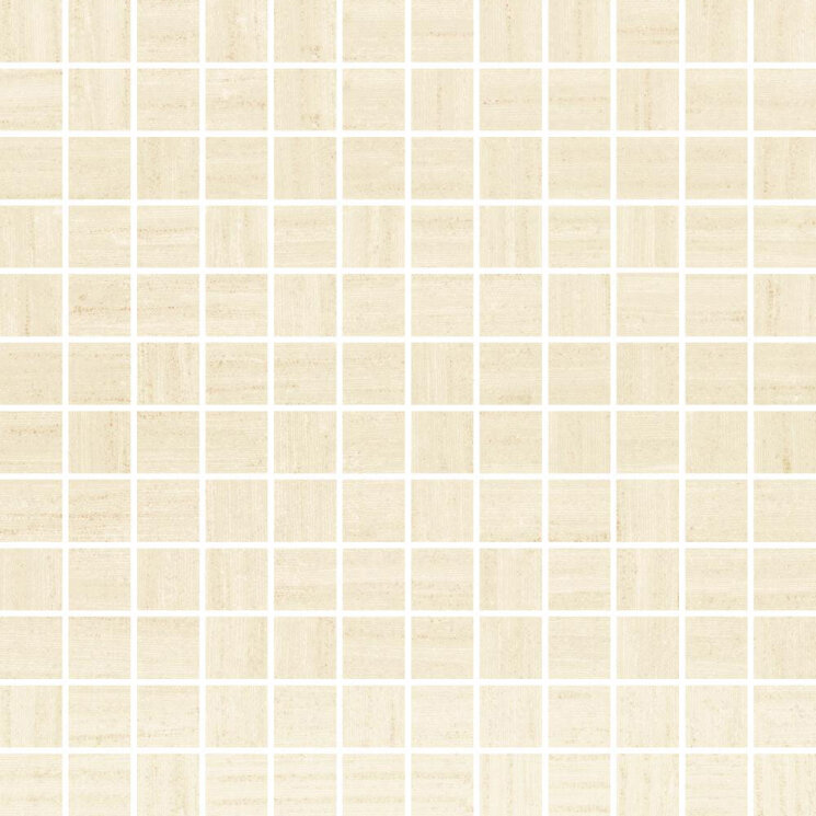 Декор 29.8x29.8 Meisha Bianco Mozaika Cieta K.2,3X2,3 з колекції Meisha-Garam Paradyz