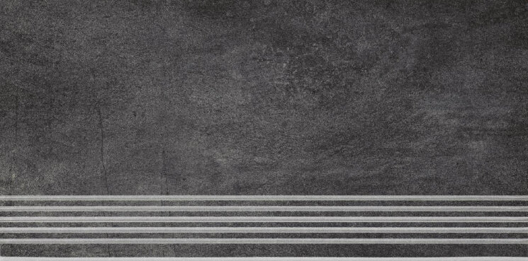 Сходовий елемент 29.8x59.8 Taranto Grafit Stopnica Prosta Nacinana Mat. з колекції Taranto  Paradyz