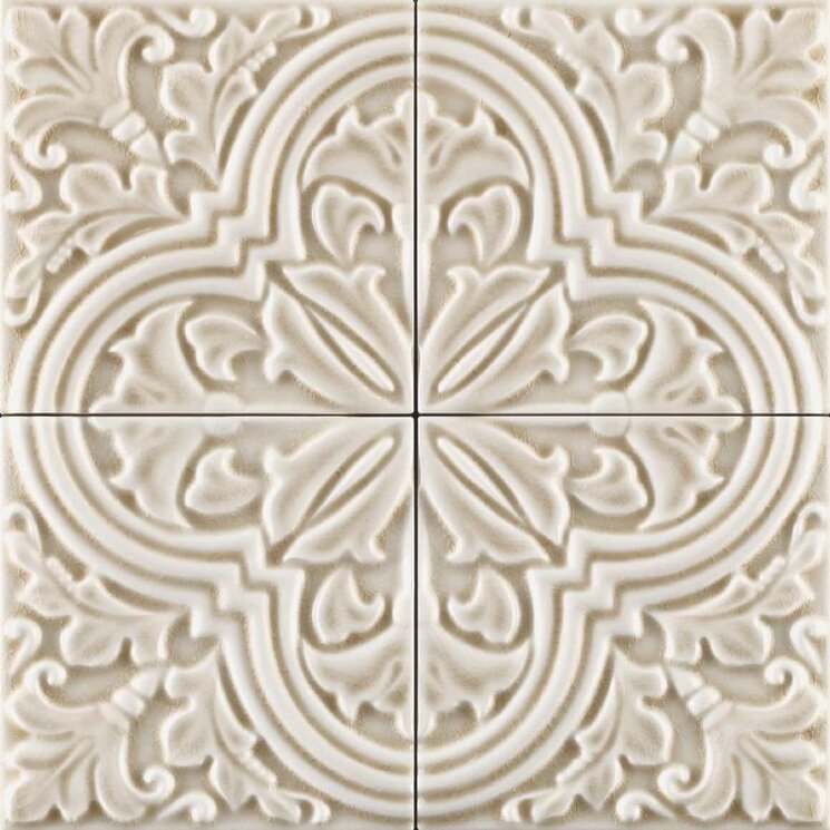 Декор Algarve Ambra Craquele 13x13 Formelle Ceramiche Grazia з колекції Formelle Ceramiche Grazia