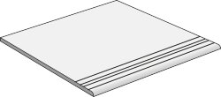 Сходинка 59.2x59.2 Kompact Stairstep Grey ret Aleluia Kompact