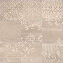 Декор (20x20) 023X1RB Dec. Patchwork Taupe L. Rl - Gesso