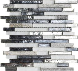 Мозаїка Treasures Mist Shannan Strip 29.8x30.6 Mosaics LAntic Colonial