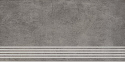Сходовий елемент 29.8x59.8 Taranto Grys Stopnica Prosta Nacinana Mat.