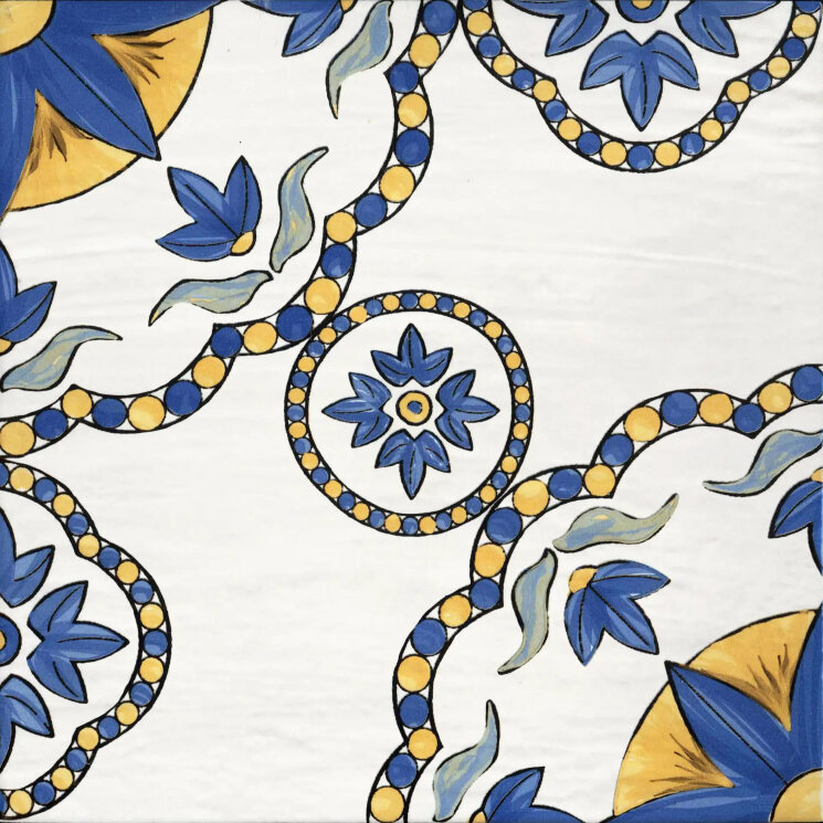 Плитка Mediterranea Decoro 2 - 25x25 2525KME2 Mediterranea з колекції Mediterranea Keradom