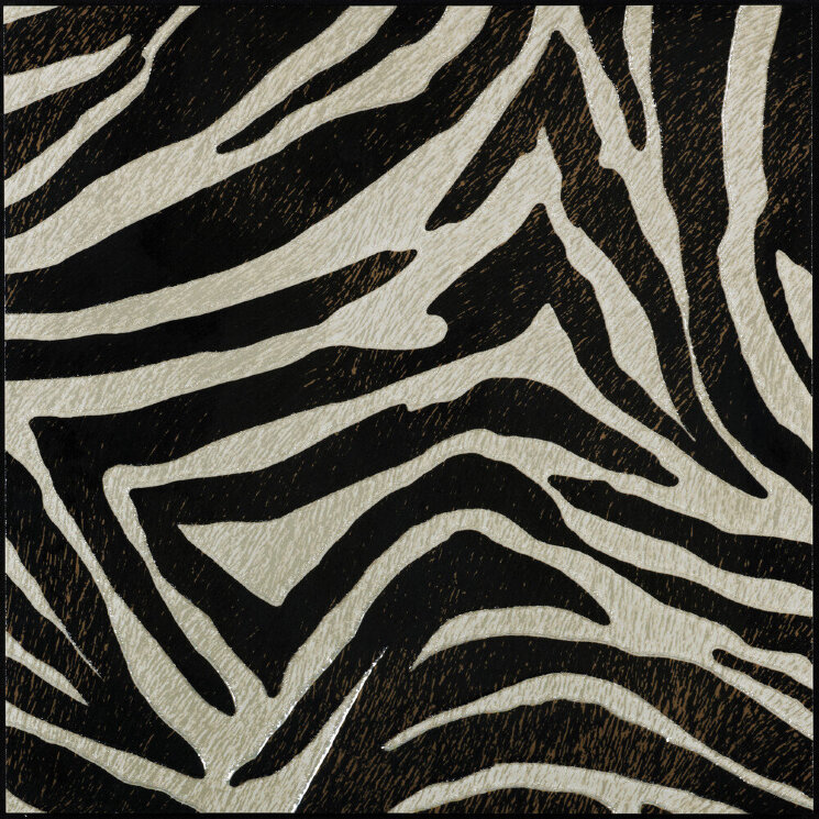 Плитка (40x40) Zel 401 F. Do Bianco Zebra - Zoo Design з колекції Zoo Design Horus Art