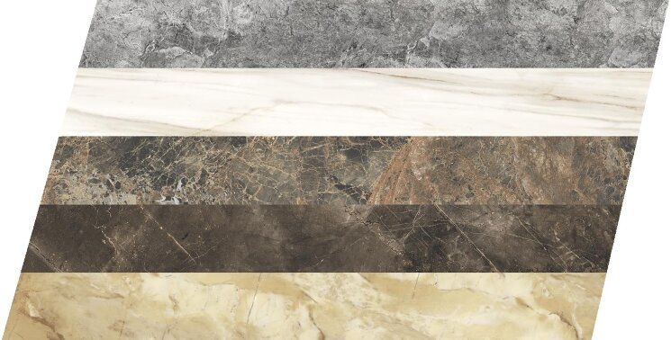 Плитка 9x40 Marmo Mix Losanga B Color - Marmo Mix - 144485 з колекції Marmo Mix 14 Ora Italiana