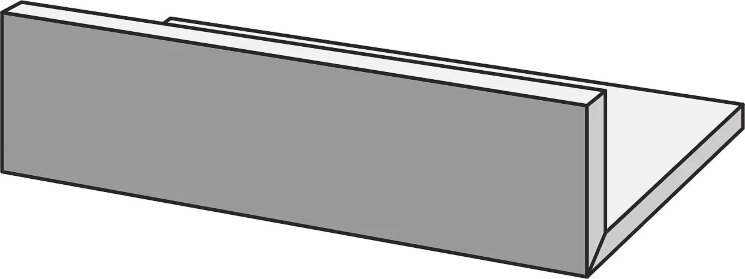 L-елемент Cementum 20 Ash Cordolo Rt - 15x60 MA6P Cementum20 з колекції Cementum20 Marazzi