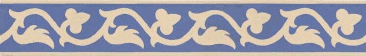Бордюр Lansdowne Border Blue On White 2.4x15.1 Victorian Floor Tiles Original Style з колекції Victorian Floor Tiles Original Style Бордюр Lansdowne Border Blue On White 2.4x15.1 Victorian Floor Tiles Original Style з колекції Victorian Floor Tiles Original Style