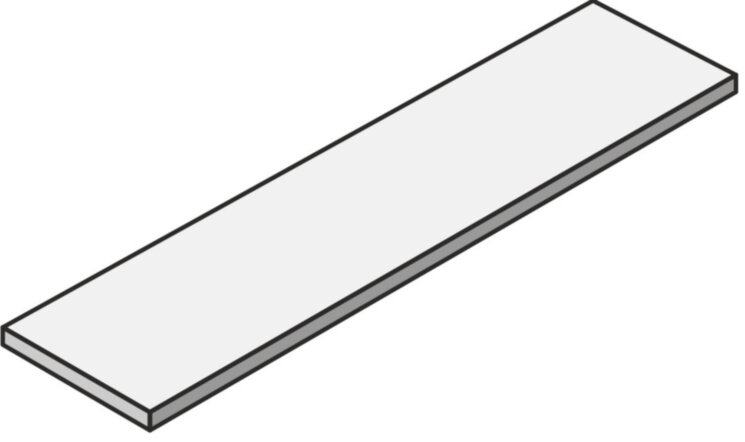 Кутова сходинка 33x120 Bianco Gradino Angolare Lappato Sx Costa Retta - Chambord - CHBA341 з колекції Chambord Sichenia