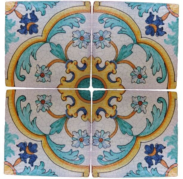 Декор (15x15) Piastrelle Maioliche Repro 029/B - Maioliche Repro з колекції Maioliche Repro Scianna Декор (15x15) Piastrelle Maioliche Repro 029/B - Maioliche Repro з колекції Maioliche Repro Scianna