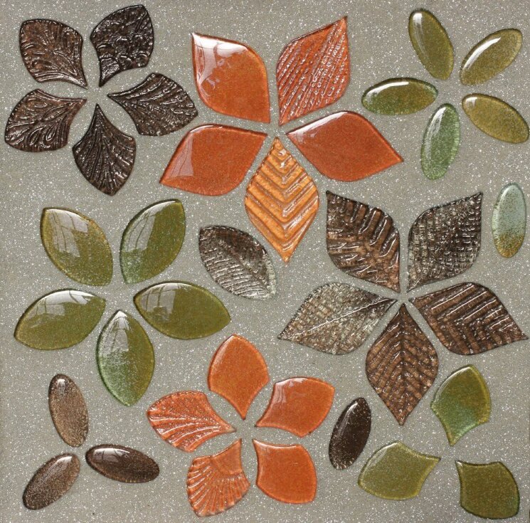 Мозаїка (30x30) FFM-SM-AU Foglie Fantasia Autumn Mosaico - Naturae з колекції Naturae VetroVivo Мозаїка (30x30) FFM-SM-AU Foglie Fantasia Autumn Mosaico - Naturae з колекції Naturae VetroVivo