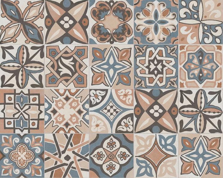 Плитка Terra Classica Mix Blu - 20x20 1086809 Italica з колекції Italica Cir Плитка Terra Classica Mix Blu - 20x20 1086809 Italica з колекції Italica Cir