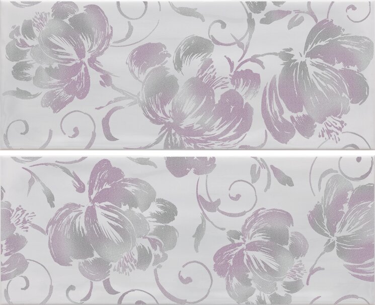 Декор 20x50 Inserto Flores Ice A+B - Caribe - PCAD12 з колекції Caribe Paul Ceramiche