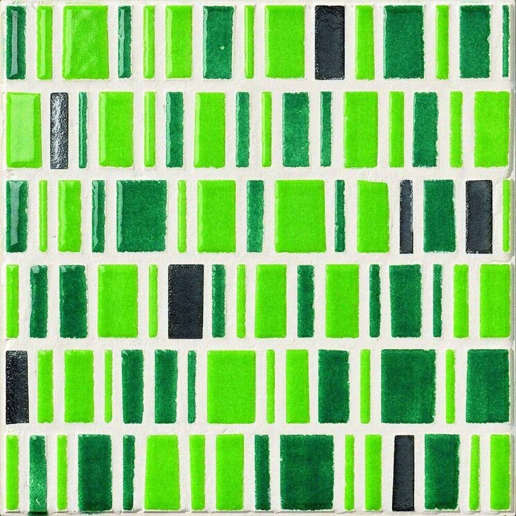 Мозаїка (30x30) 230906 Lowmetallightemeraldsurete - Le Murrine з колекції Le Murrine Settecento