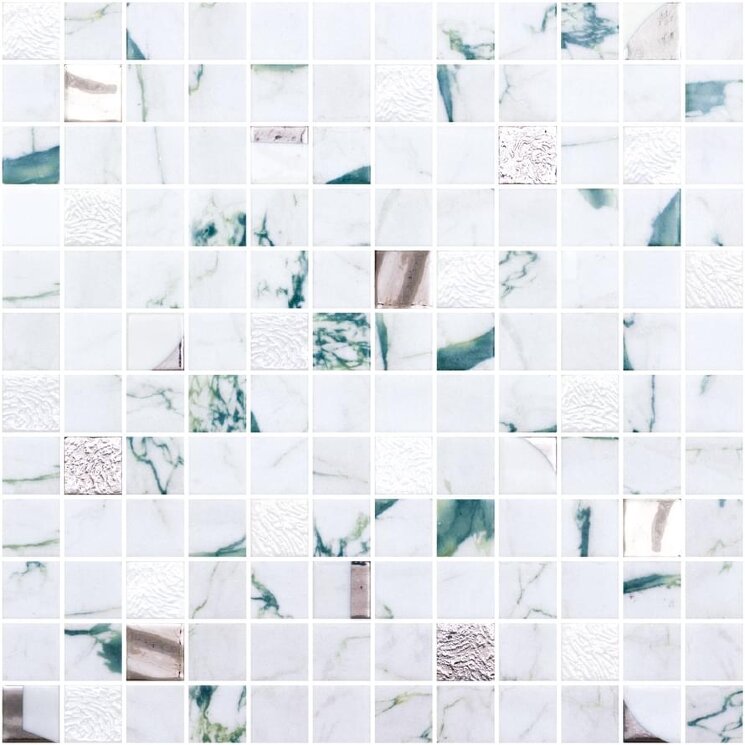 Мозаїка Ivy Silver 31.1x31.1 Marmoreal Onix Mosaico з колекції Marmoreal Onix Mosaico