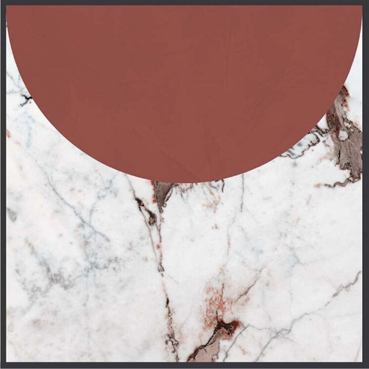 Плитка 120*120 Policroma Volta Breccia-Mattone Mat 6Mm Rett 764135 Policroma Cedit з колекції Policroma Cedit