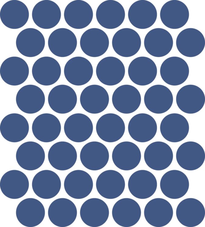 Мозаїка 34x38 XXS Cerchio COBALTO Etruria XXS з колекції XXS Etruria Мозаїка 34x38 XXS Cerchio COBALTO Etruria XXS з колекції XXS Etruria