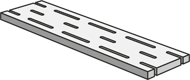 20x61 Ceppo Di Gre Griglia Anthracite RS Tuscania Ceppo Di Gre з колекції Ceppo Di Gre Tuscania