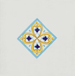 Декор Cotto Mediterraneo Decoro Seiano Blu Luc - 22x22 SDS2296P Cotto Mediterraneo