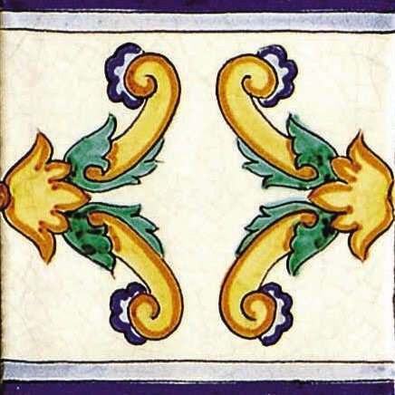 Декор (15x15) Nemea Greca - Cotto Salernitano з колекції Cotto Salernitano Giovanni De Maio