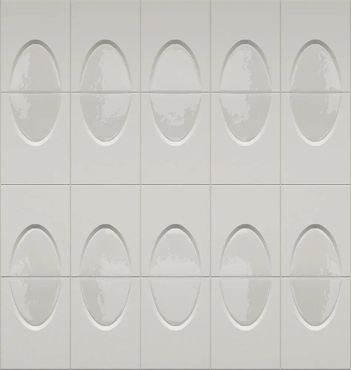 Плитка 14x18.5 SAEQHO02MIX Hoof Sculpt White Shirt Sartoria Equus з колекції Equus Sartoria